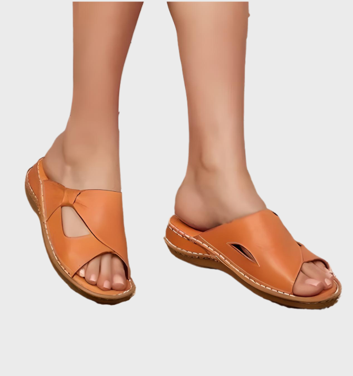 Ada - antislip orthopedische sandalen met zool, open teen en steun voor de voetholte