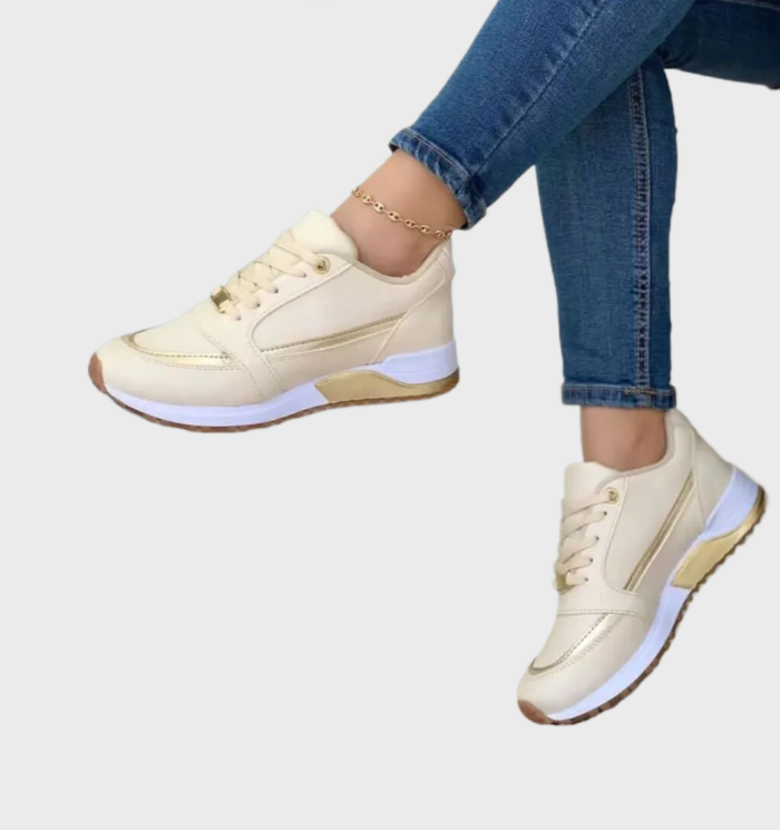 Abby - 3 gekleurde casual sneakers voor dames die hoogte toevoegen voor dagelijks gebruik