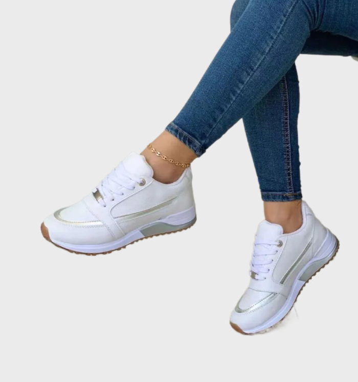 Abby - 3 gekleurde casual sneakers voor dames die hoogte toevoegen voor dagelijks gebruik