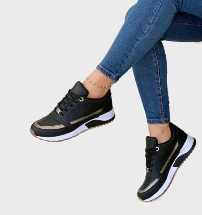 Abby - 3 gekleurde casual sneakers voor dames die hoogte toevoegen voor dagelijks gebruik