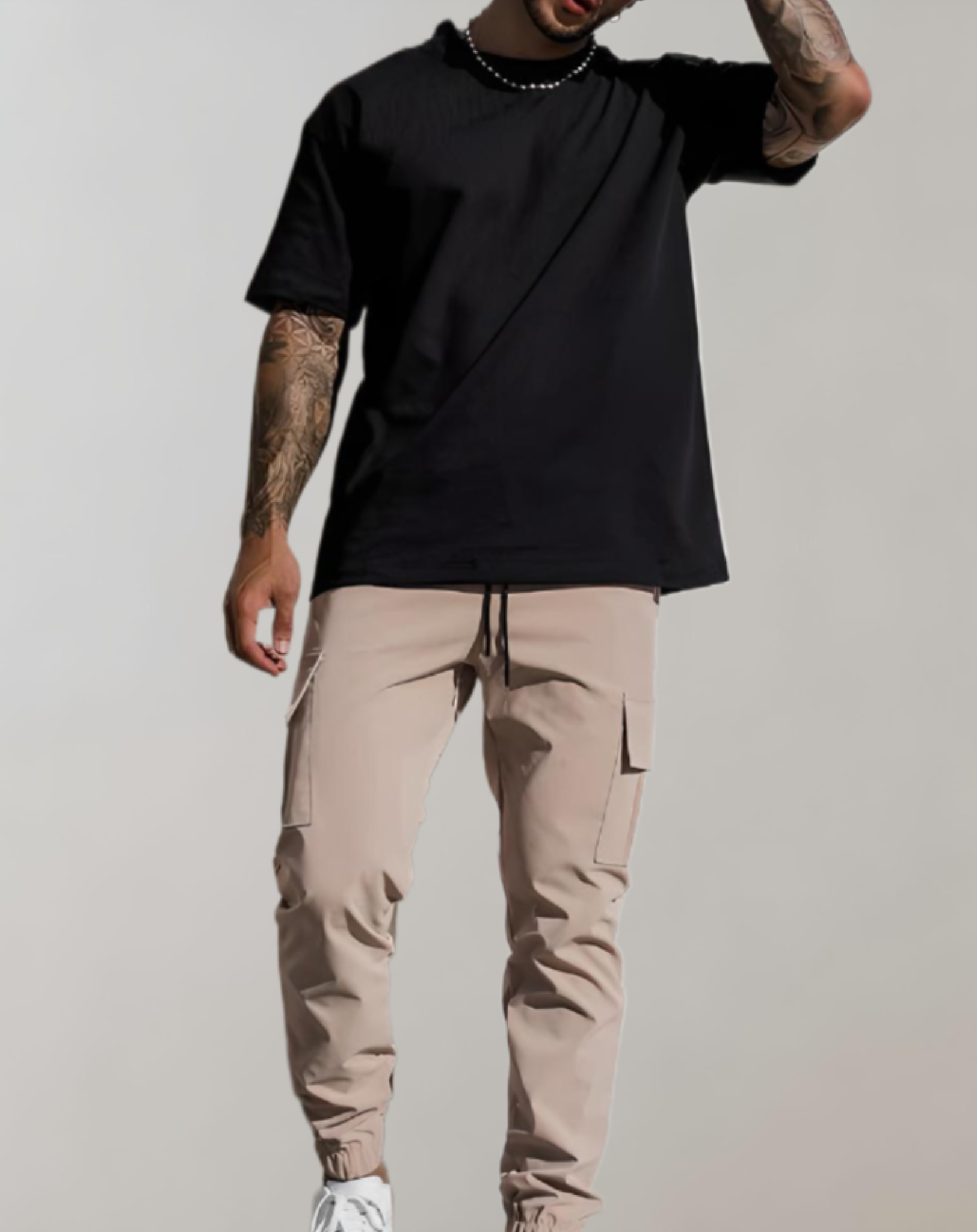 Addison - Soepele slim fit jogger voor heren met meerdere zakken en elastische taille