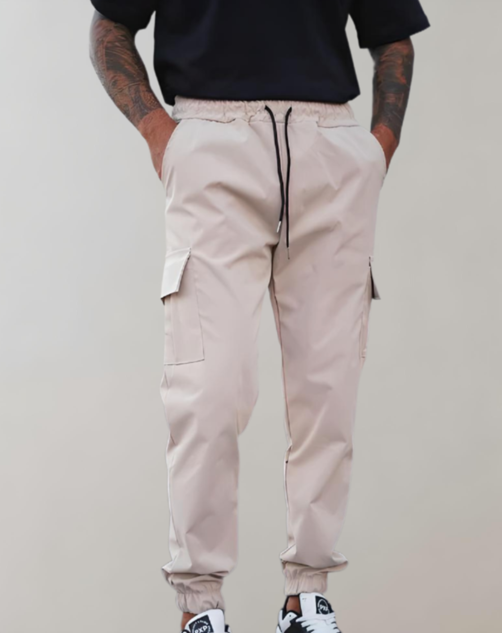 Addison - Soepele slim fit jogger voor heren met meerdere zakken en elastische taille