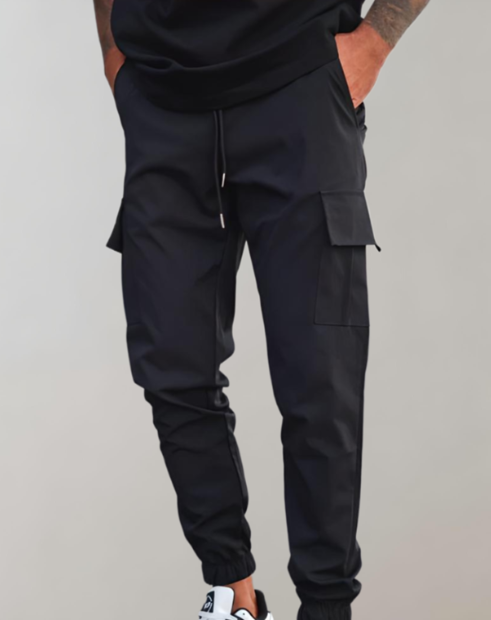 Addison - Soepele slim fit jogger voor heren met meerdere zakken en elastische taille