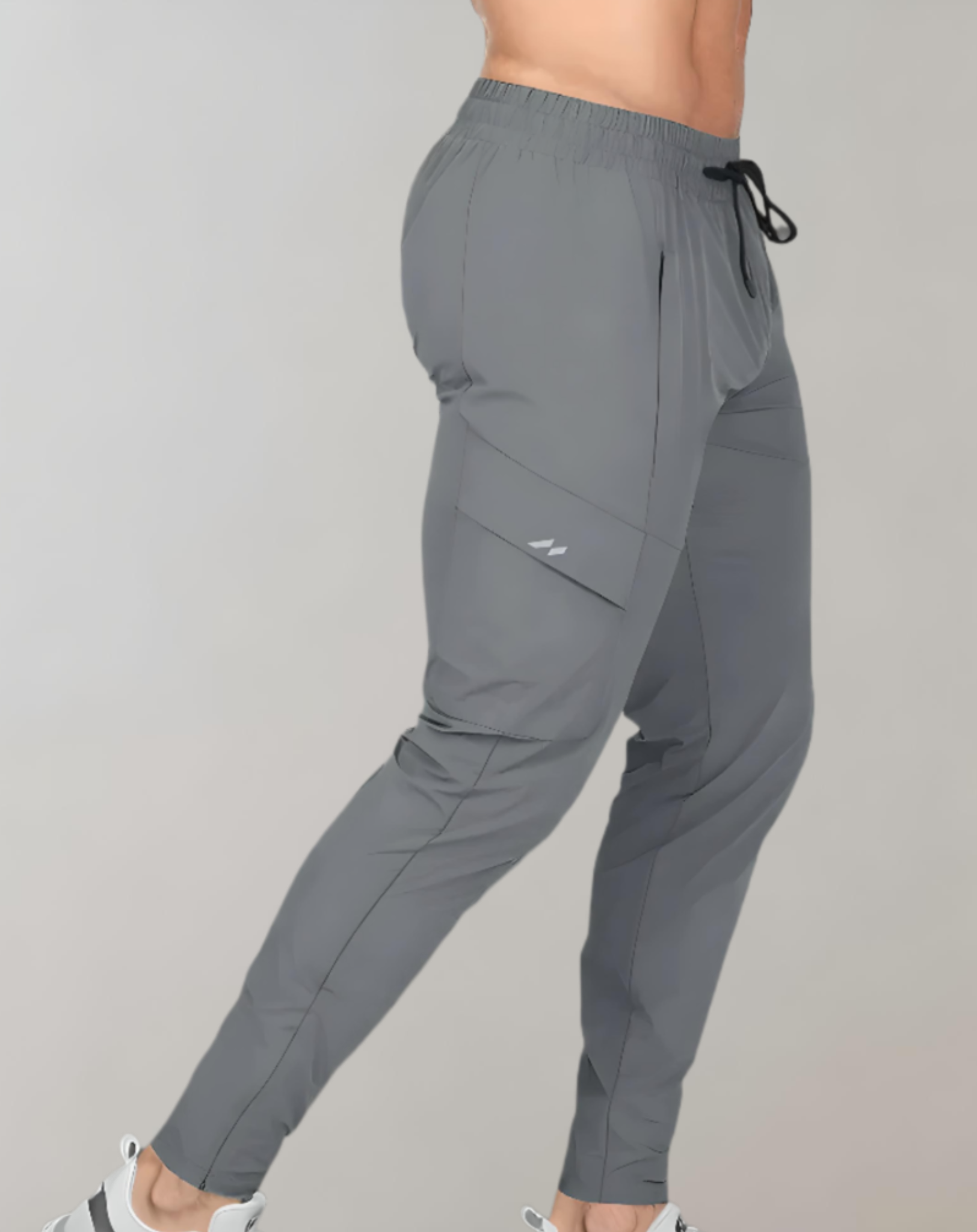 Leonard - Slim fit jogger met stretch taille, verstelbare tailleband en meerdere zakken