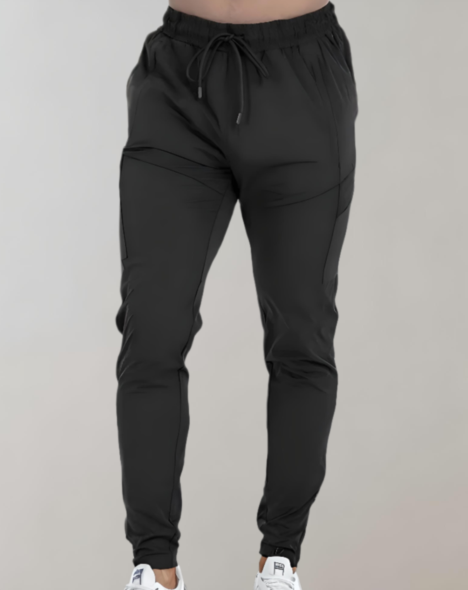 Leonard - Slim fit jogger met stretch taille, verstelbare tailleband en meerdere zakken