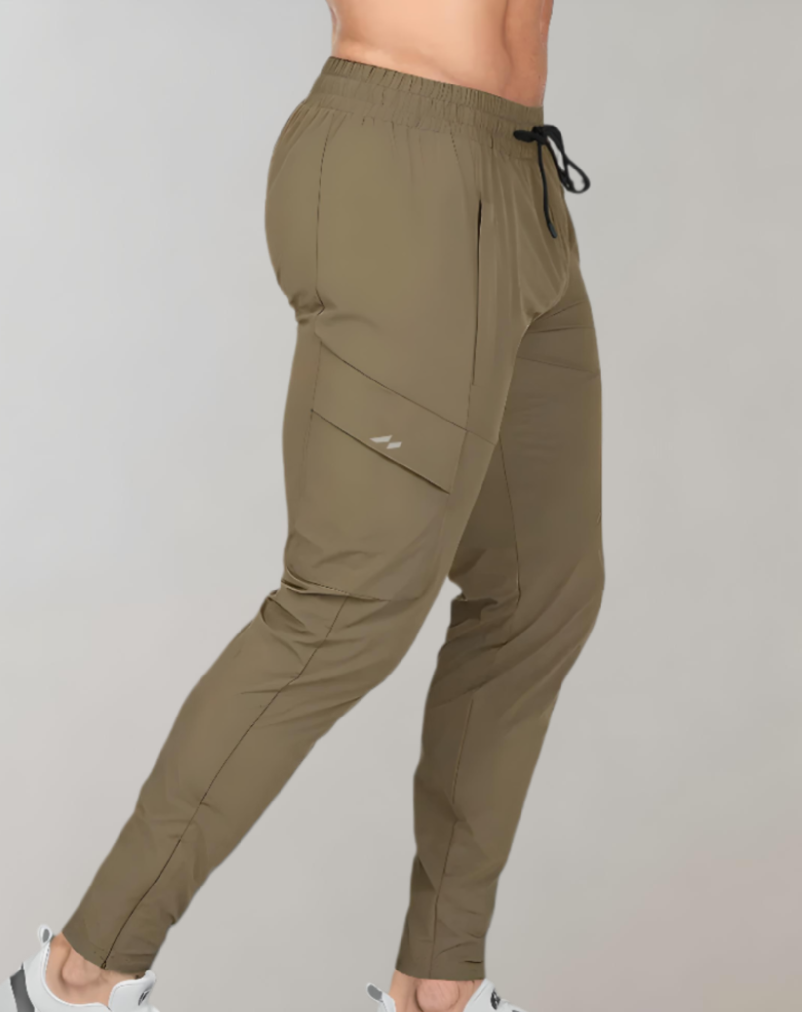 Leonard - Slim fit jogger met stretch taille, verstelbare tailleband en meerdere zakken