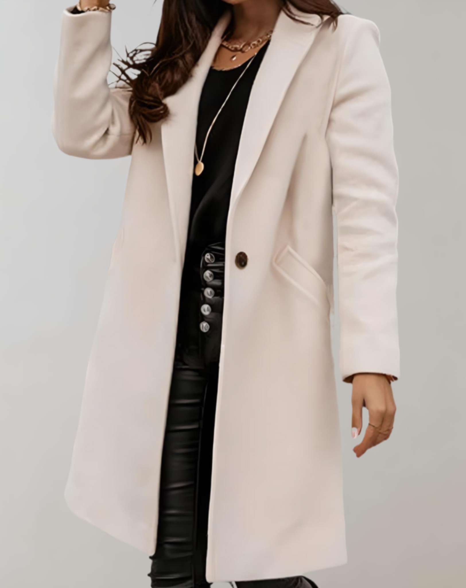 Macel - Elegante trenchcoat met enkele knoopsluiting en zakken