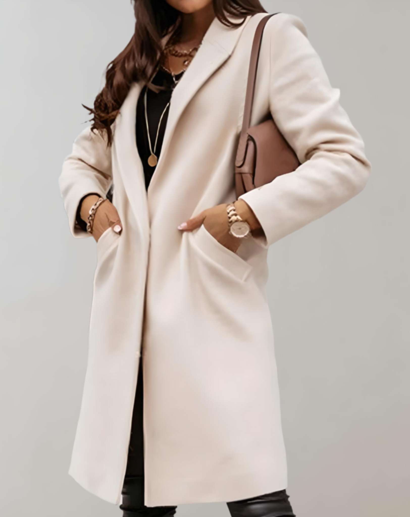 Macel - Elegante trenchcoat met enkele knoopsluiting en zakken