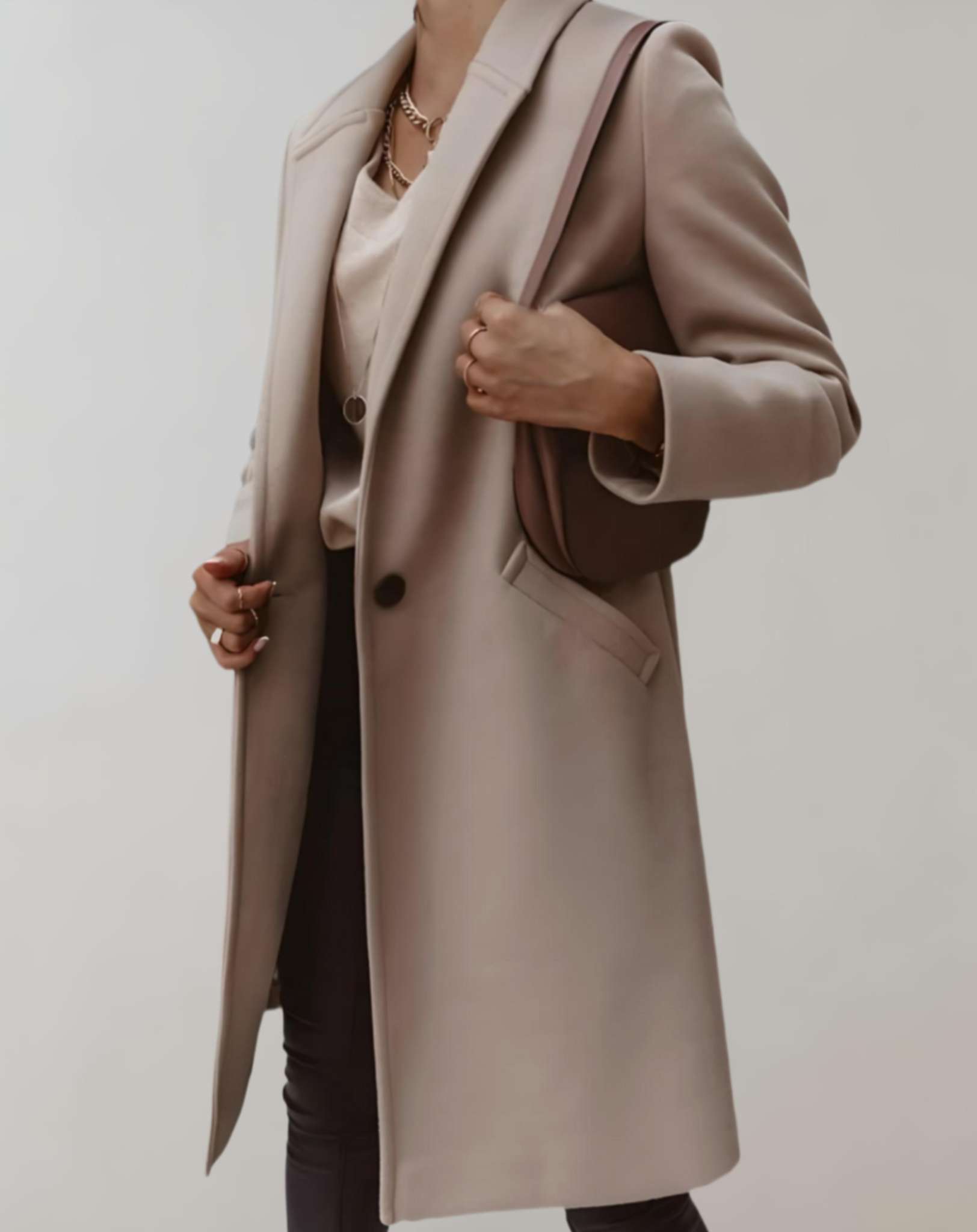 Macel - Elegante trenchcoat met enkele knoopsluiting en zakken