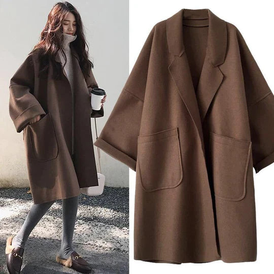 Elegante oversized uld trenchcoat