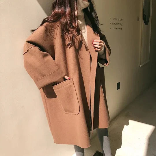 Elegante oversized uld trenchcoat