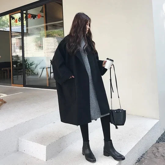 Elegante oversized uld trenchcoat