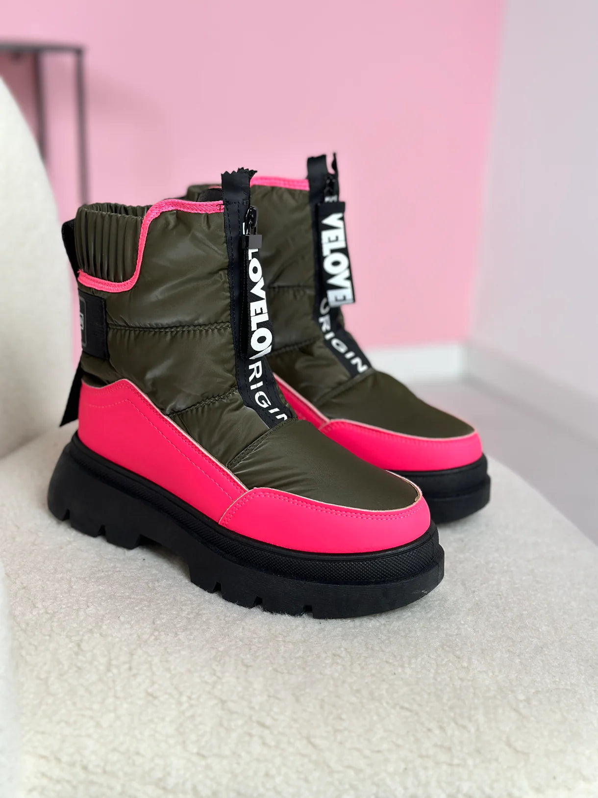 Warmy snowboots met stevige zool voor dames