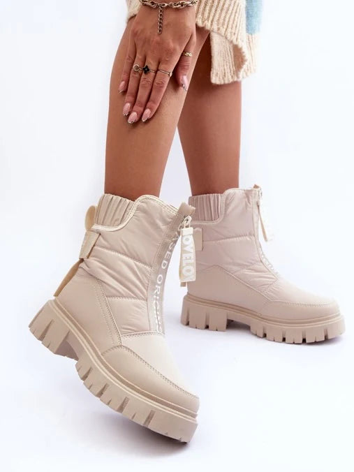 Warmy snowboots met stevige zool voor dames