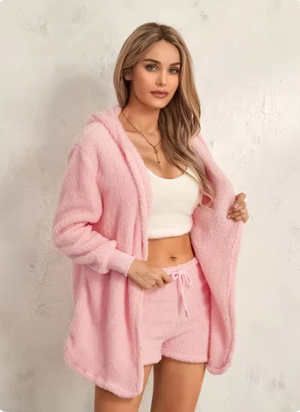 Fluffy Pyjama set | Heerlijk warm, niet knellend, heerlijk zacht en super sexy