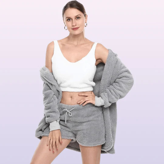 Fluffy Pyjama set | Heerlijk warm, niet knellend, heerlijk zacht en super sexy