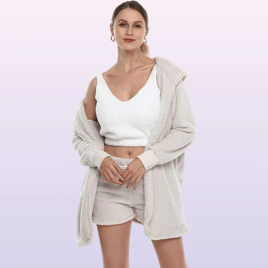 Fluffy Pyjama set | Heerlijk warm, niet knellend, heerlijk zacht en super sexy