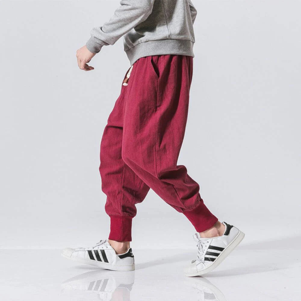 Oversized joggingbroek voor heren