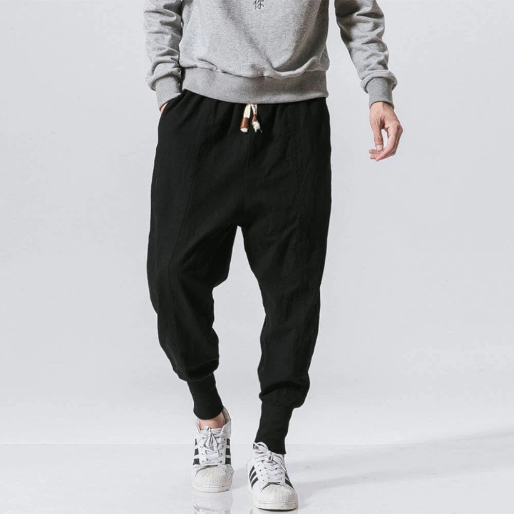 Oversized joggingbroek voor heren