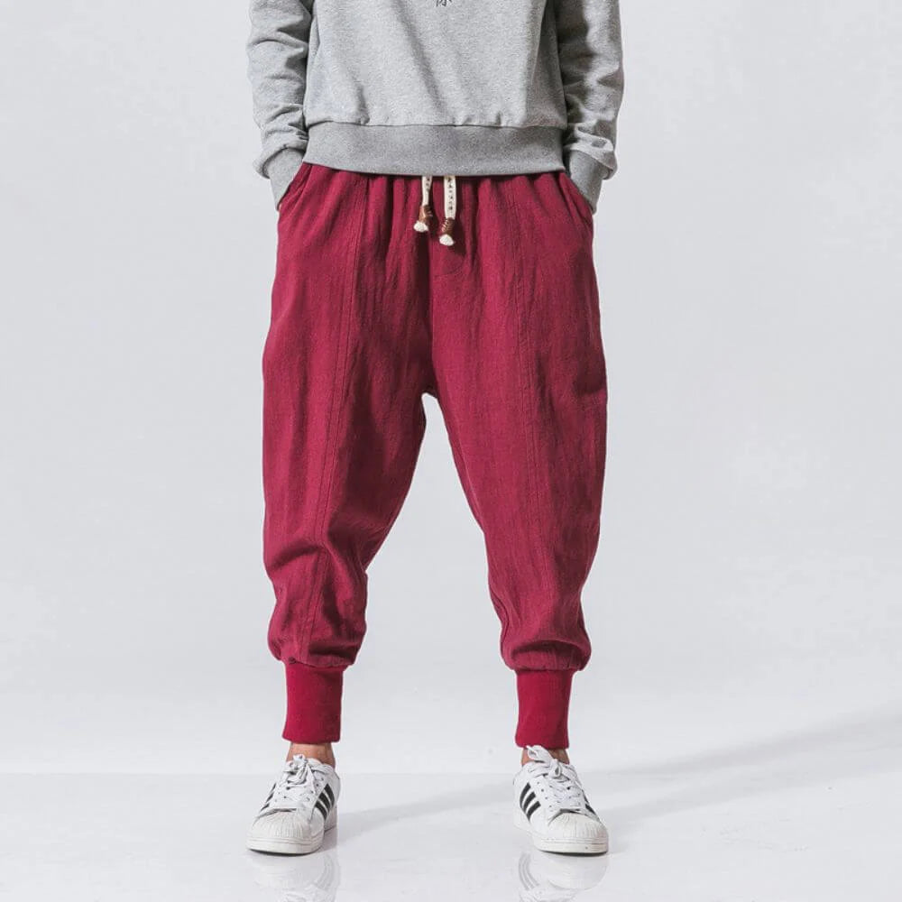 Oversized joggingbroek voor heren