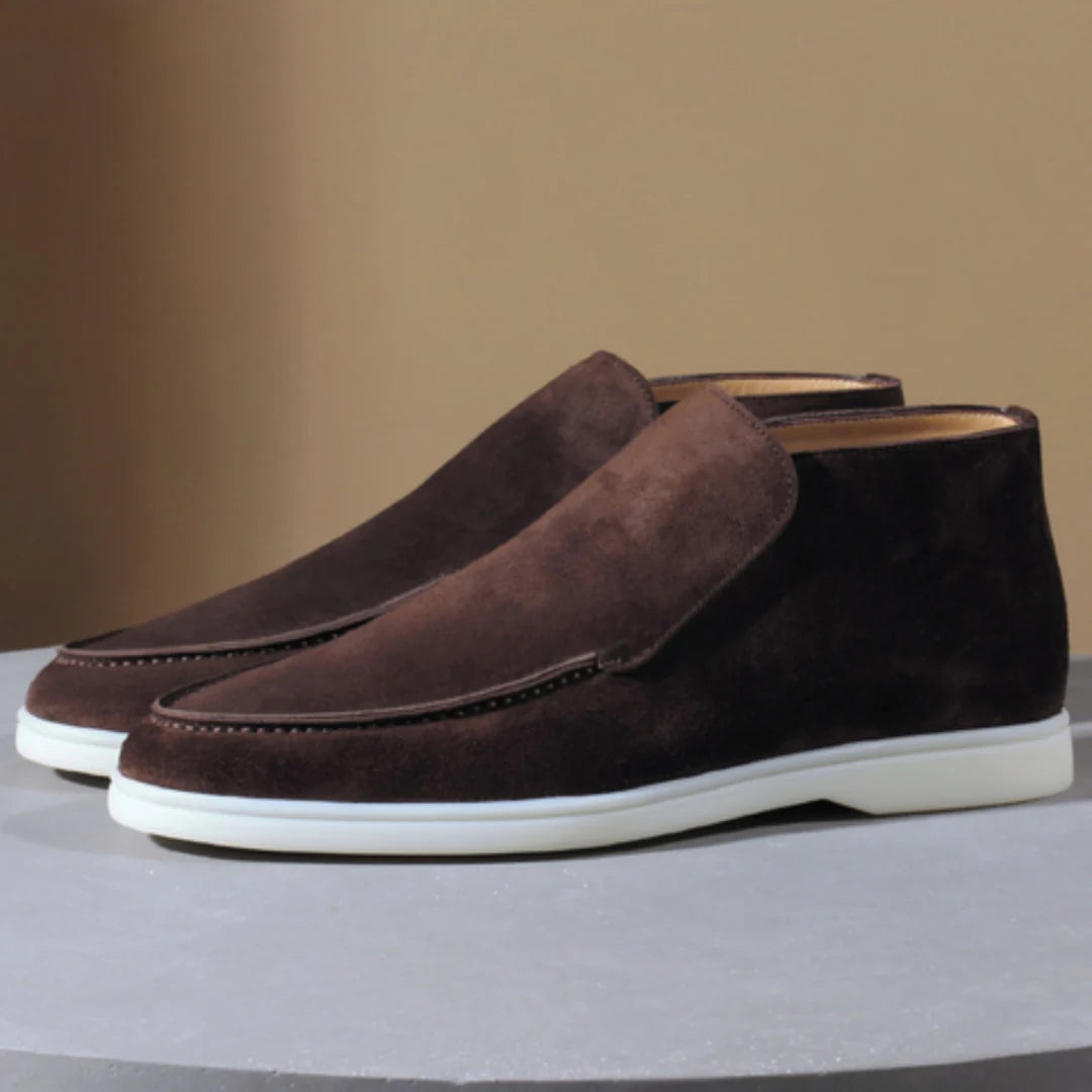 Suède loafers