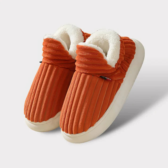 Comfortabele pantoffels met fleece voering