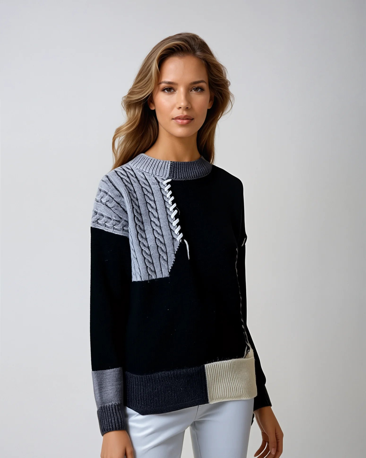 PATCHWORK PULLOVER