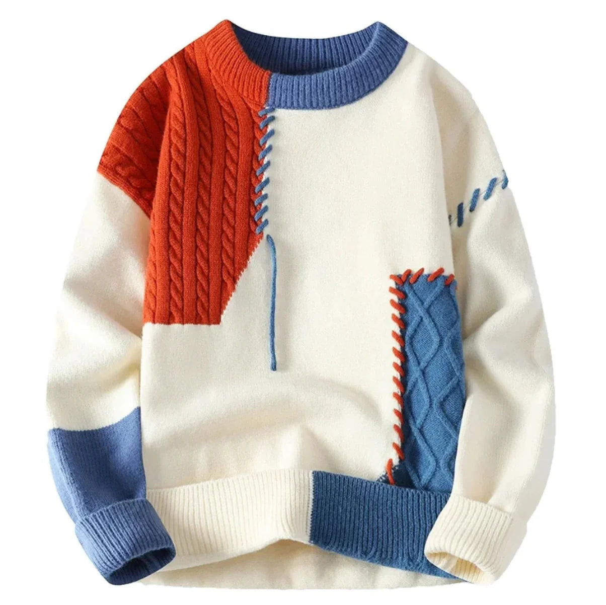 PATCHWORK PULLOVER